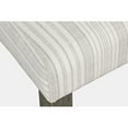 thumbnail image 3 of Jofran Telluride Contemporary Rustic Pine Parsons Striped Upholstery Dining Chair (Set of 2), 3 of 8