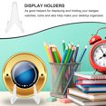 thumbnail image 6 of ROSENICE 10Pack Mini Stand Acrylic Badge Display Stands Triangle Shape for Coins Business Counters Office Organization, 6 of 8