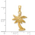 thumbnail image 2 of Pendentif Palmier en Or Jaune 14K, 2 of 2