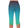 thumbnail image 6 of SwiftWear Women's Gradient Capri Pants Summer Drawstring Casual Stretchy 7/8 Length Pants with Side Pockets for Active & Relaxed Style​, 6 of 9
