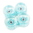 thumbnail image 4 of MAGIDEAL 4 Pieces Skateboard Wheels Longboard Wheels Transparent PU Luminous Smooth Parts White, 4 of 8