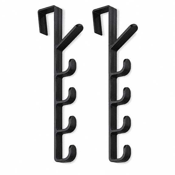 Kawihcie No Punching Purse Racks for Hanging Purses ,Hooks, Black, 2 Count