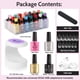 thumbnail image 4 of Kit de uñas de gel, violeta lavanda, con 240 puntas cortas de almendra, 4 of 9