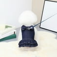thumbnail image 6 of Stylish Denim Dog Dress Summer Spring Pet Fashion Cute Puppy Outfit Comfortable Apparel, 6 of 6