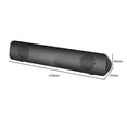 thumbnail image 4 of Yeacher V-108 Speaker Bar Computer Speakers Stereo HiFi Sound Wired Computer Sound Bar Rich Bass USB Powered Soundbar Speaker for PC TV Smart Phone Tablets Desktop Laptop, 4 of 7