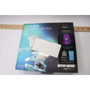 Tzumi Aura LED ColorKit Trio 75-Watt Equivalent A21 Dimmable Multi-Color and LED Light Strip 6500K (2-Pack)