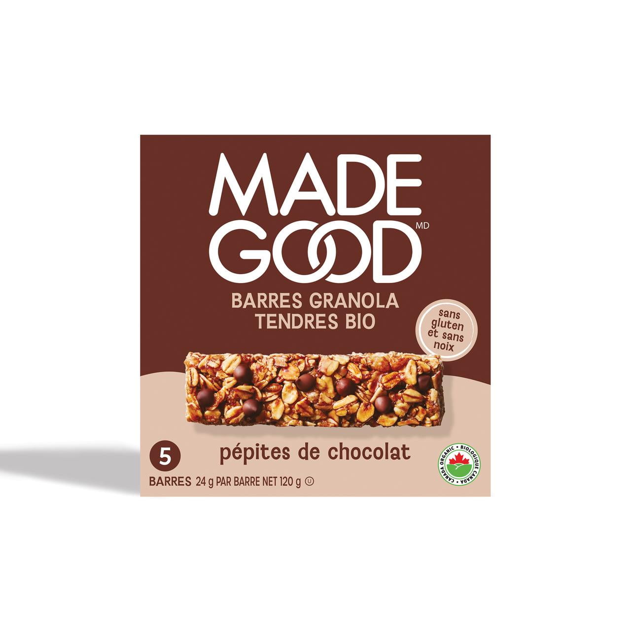 MadeGood Chocolate Chip Granola Bars 5 bars
