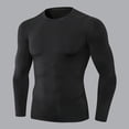 thumbnail image 2 of Gunia Mens Workout Gym Shirts Men Tight Fitting Fitness Sports Training Long Sleeved T Shirt Tees For Running Athletic Sport Tops Mens T-Shirts Black S, 2 of 4