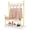 Gold, variant on Olakee Earring Organizer Holder for Girls, Teens & Women, Arcylic, Wood & Metal, Girls & Women, Modern, Iridescent & White