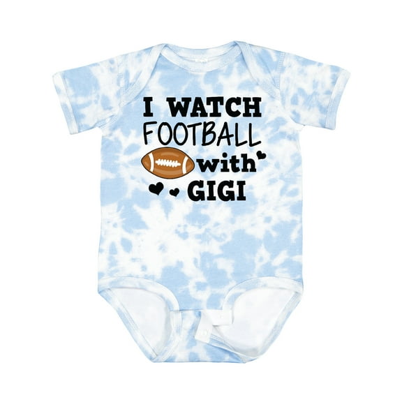 Inktastic I Watch Football with My Gigi Boys Baby Bodysuit