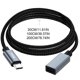 thumbnail image 2 of Nylon flätad USB-C hane till hona förlängningskabel 100W Power Delivery 480Mbps, 2 of 4