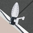 thumbnail image 2 of 200Pcs Shingle Eaves Gutter Clips for C7 C9 Christmas String Light Plastic Clips for Roof and Gutter, 2 of 6