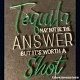 thumbnail image 3 of Glowneon Tequila May Not Be The Answer But It's Worth A Shot Neon Sign, Quotes LED Sign, 3 of 4