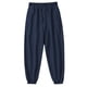 thumbnail image 4 of Pantalones largos de moda para hombre, de color liso, informales, con cordón, para fitness, hasta el tobillo, 4 of 7