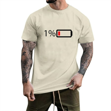 

QYZEU Maternity T Shirts Casual T Shirts for Men Male Summer Casual Electric Quantity Print T Shirt Blouse Short Sleeve Round Neck Tops T Shirt