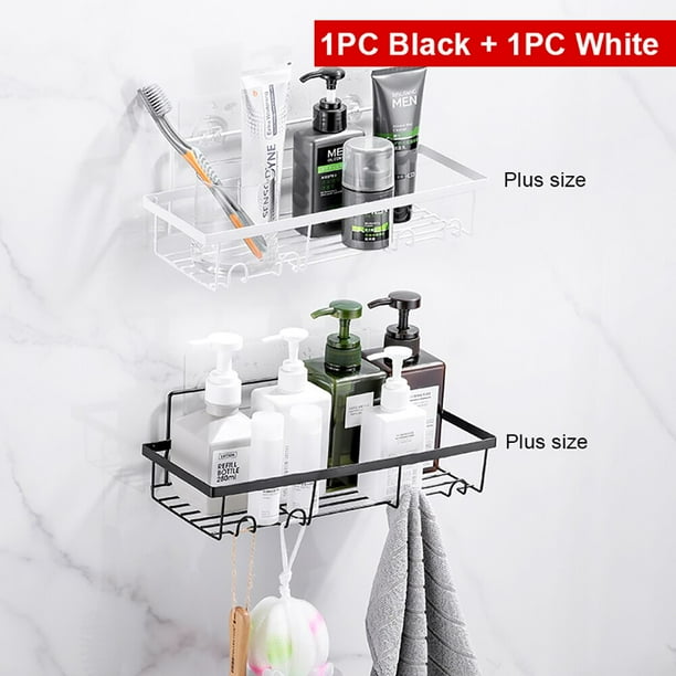 Estante de almacenamiento para baño, organizador de cocina, estantes de esquina, marco de hierro para ducha, soporte para champú, accesorios de baño