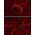 thumbnail image 6 of Women's Fluzzy Sherpa Fleece Pajamas Warm Pullover Lapel Sleepwear Sets, 6 of 7