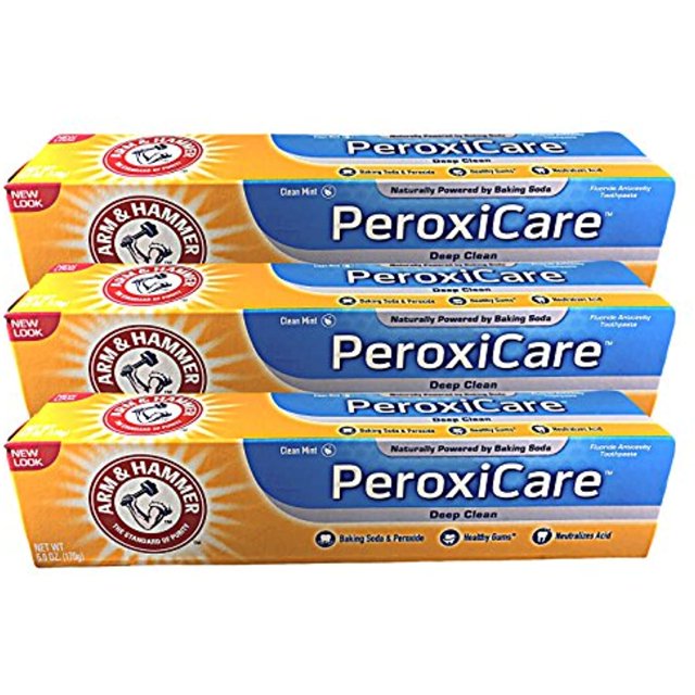 Arm & Hammer Peroxicare Healthy Gums Toothpaste, Baking Soda & Peroxide