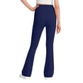 thumbnail image 5 of Pantalones largos para niños, pantalones largos, pantalones acampanados para niños, pantalones de punto acanalado para niñas, pantalones elegantes y cómodos con varios colores, pantalones de poliéster, 5 of 5