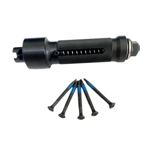 Extractor de cilindro de cerradura de coche de acero al carbono con tornillo, herramienta extractora de núcleo de cerradura de puerta B