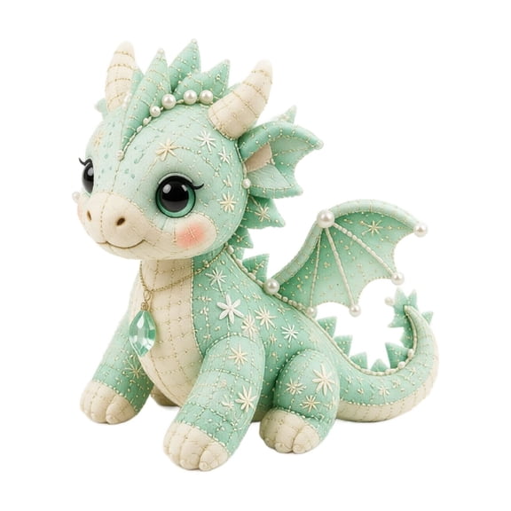 Dragon Stuffed Animal Soft Dragon Toys Stuffed Dragon Plush for Young Nursery Decor Birthday Gift Whimsical Magical Fantasy Creature Plush for Home Party Display Gifting