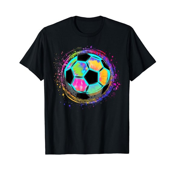 Tie Dye Soccer Ball for All Soccer Lovers Men Women and Kids T-Shirt