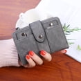 thumbnail image 3 of Cartera pequeña de piel suave para mujer con bloqueo RFID y tarjetero, 3 of 5