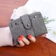 thumbnail image 3 of Cartera pequeña de piel suave para mujer con bloqueo RFID y tarjetero, 3 of 5