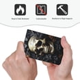thumbnail image 4 of Death Skull Gothic Art Black No Device Blank Wall Plate 1 Gang Decorative Electrical Outlet Light Switch Cover Switchplate, 4 of 5