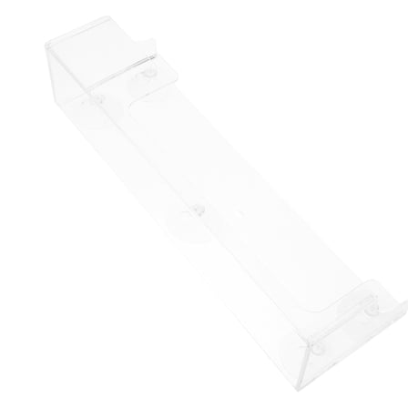 Raindrops Clear Acrylic Shelf with Suction Cups for Wall Mounted Storage Rack Spice Bottles Kitchen Refrigerator Organizer