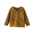 thumbnail image 2 of XXWXYD Children Toddler Autumn Fall Outerwear Zipper Hooded Sweatshirt Jacket Lightweight Windproof Coat Sweater Hoodie Fleec𝖾 Layer, 2 of 6