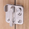 thumbnail image 6 of HEATSHAKING 2Pack Silver Anti-Theft Door Bolt for Homeowners 11.8X7.9X3.9in, 6 of 8