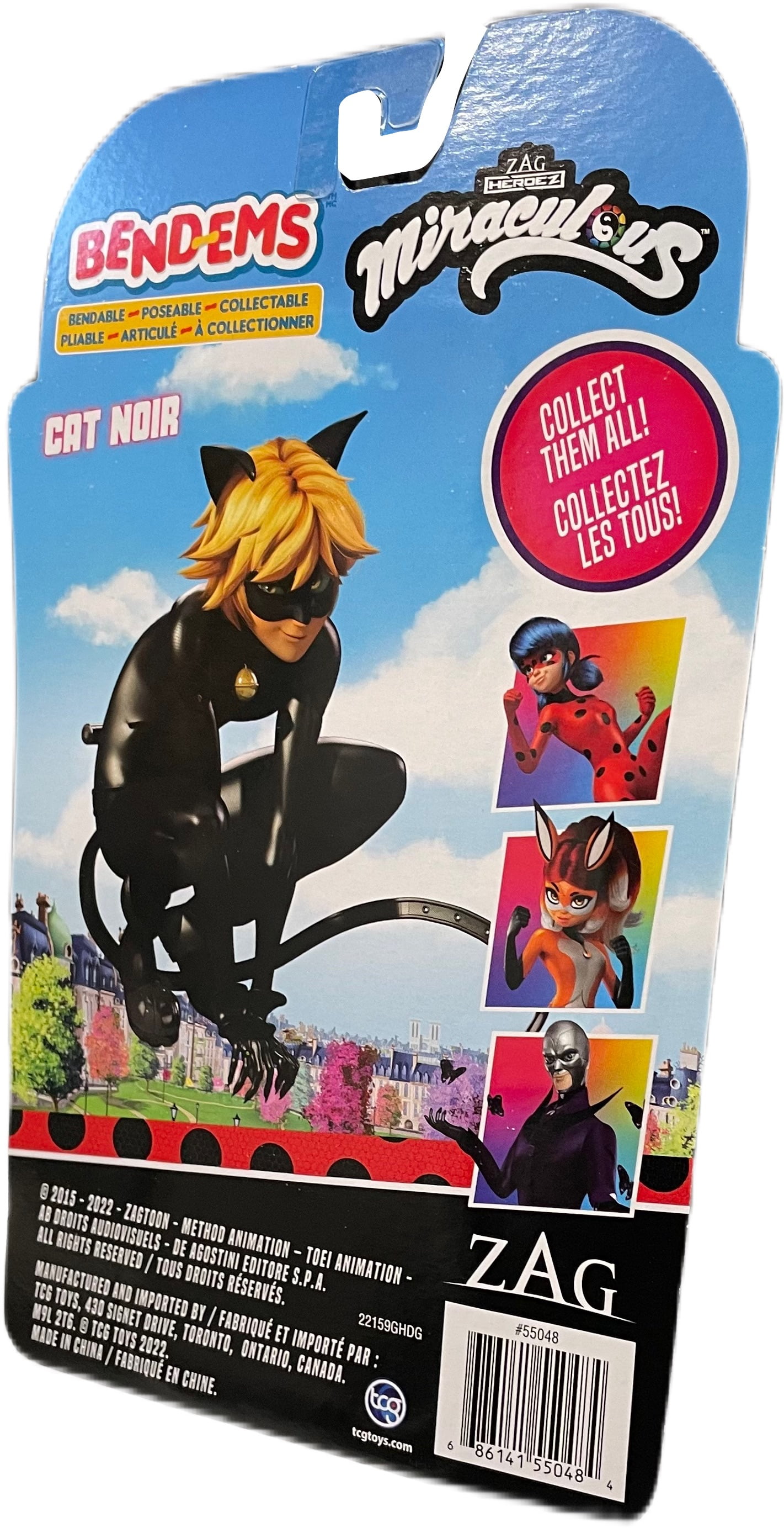 TCG Bend'ems Miraculous Cat Noir 