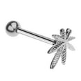 thumbnail image 1 of Anillo de Nariz Yuyangstore Acero Inoxidable Maple Leaf Labret, 1 of 8