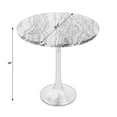 thumbnail image 5 of Butler Specialty Company Paxton Round Marble Accent Table - Metal & Marble, 5 of 5