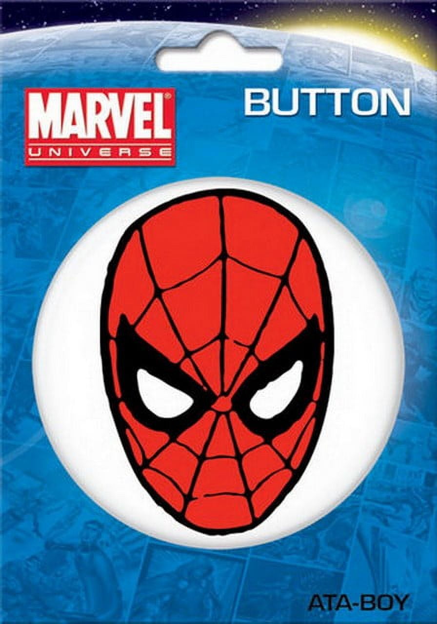 Marvel © Spiderman Comic Wall - Iron On Patches Adhesive Emblem Stickers  Appliques, Size: 2,34 x 2,26 Inch