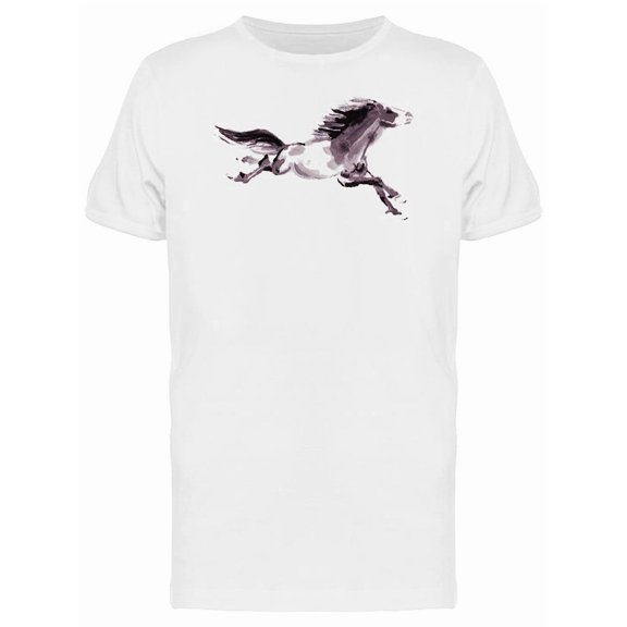 Sketch Of A Running Stallion  Tee Men's -Image by Shutterstock