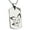 Black, variant on Stainless Steel 2nd Gen Pichu Pokémon Engraved Dog Tag Pendant