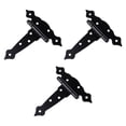 thumbnail image 1 of Minkissy 3pcs T Strap Hinges Rustproof Iron Hinge for Background Wall Use, 1 of 6