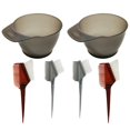 thumbnail image 2 of EeaseCA 6Pcs Hair Coloring Tools Color Mixing Bowls Hairdressing Tinting Containers Hair Dye Comb Set (Random Color 2Pcs Bowls 4Pcs Combs), 2 of 8