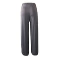 thumbnail image 4 of Women‘s Solid Color Split High Stretch Exercise Yoga Leisure Pants, 4 of 8