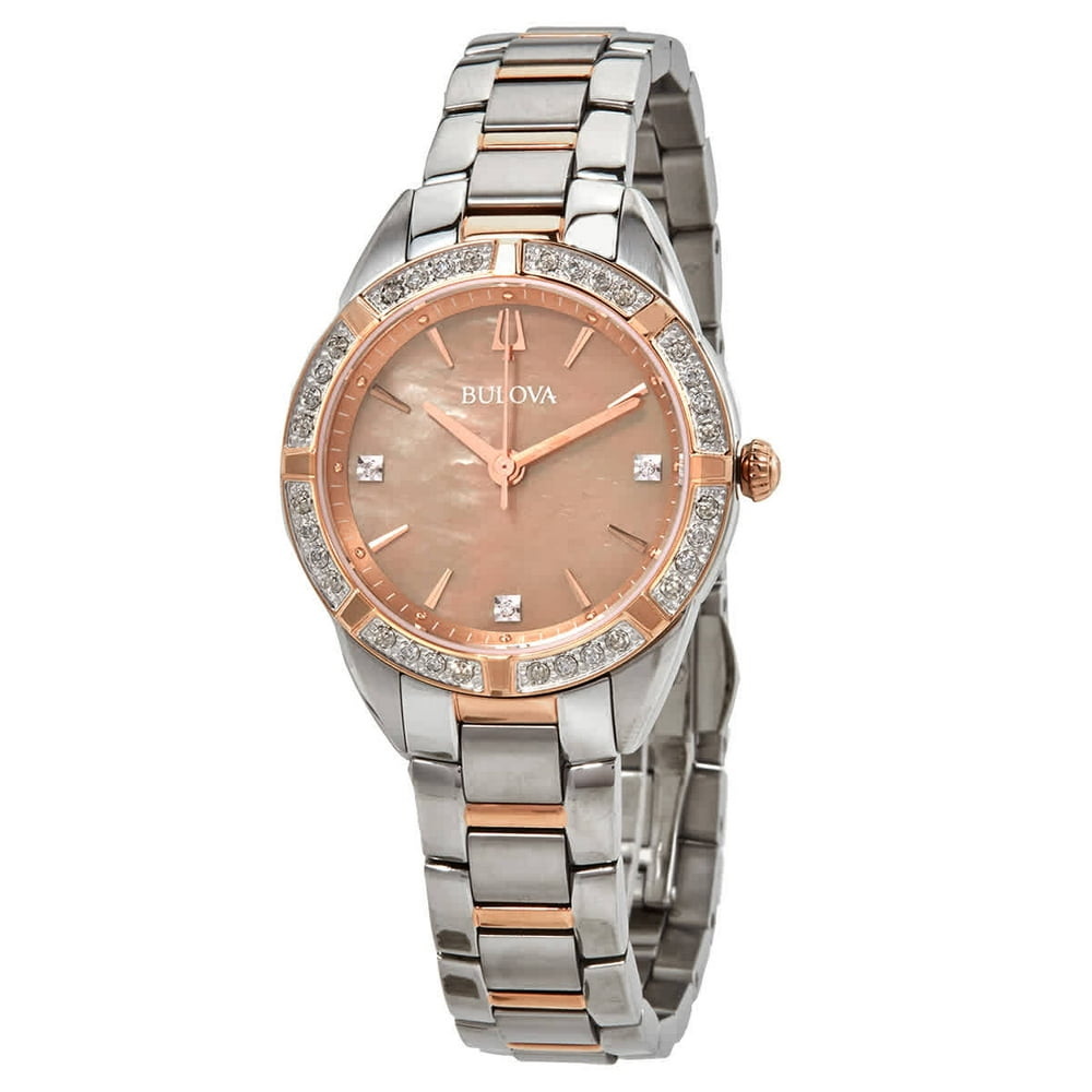 Bulova Bulova Classic Sutton Quartz Diamond Ladies Watch 98R264