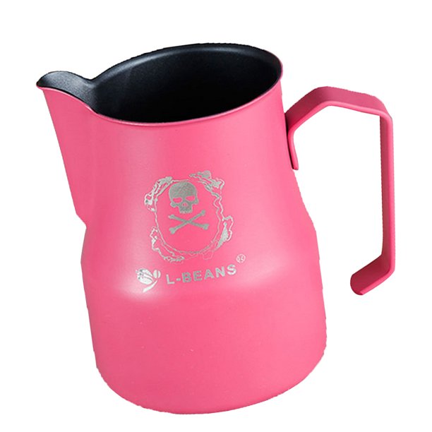 Jarra de Jarra de Leche con Espuma de Café Italiano de Acero Inoxidable de 550 Ml, 7 Colores - Rosado Sunnimix Juguete de leche