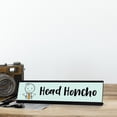 thumbnail image 3 of Head Honcho, Stick People Desk Sign, Novelty Nameplate (2 x 8"), 3 of 3