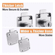 thumbnail image 4 of "12pcs Cerradura Chapa Para Muebles Cajones Closet Con Llaves ", 4 of 5