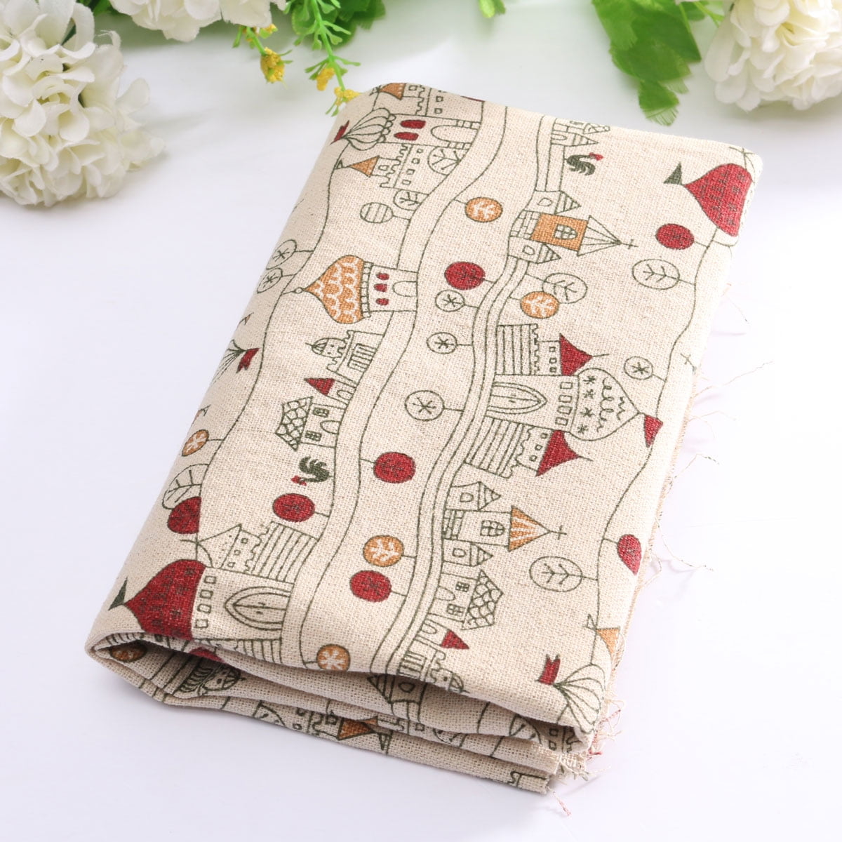 10 Linen Fabric Cloth Vintage Europe Natural Cotton Sewing Craft Remnants DIY Walmart Canada