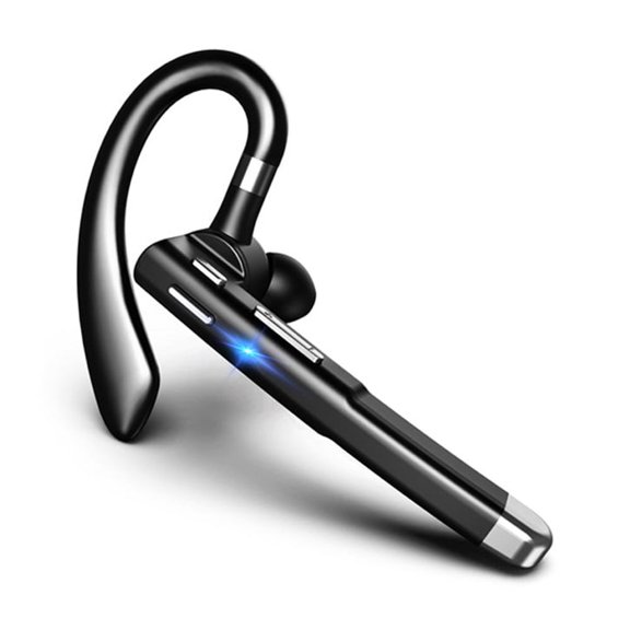 Ear Hook Wireless Headset, Waterproof Single Ear Headphone with Charging Case