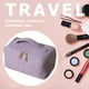 thumbnail image 5 of Bolsa de cosméticos PU Caja de maquillaje de gran capacidad a cuadros para viajes femeninos (púrpura) Ndcxsfigh Cuidado Belleza, 5 of 6