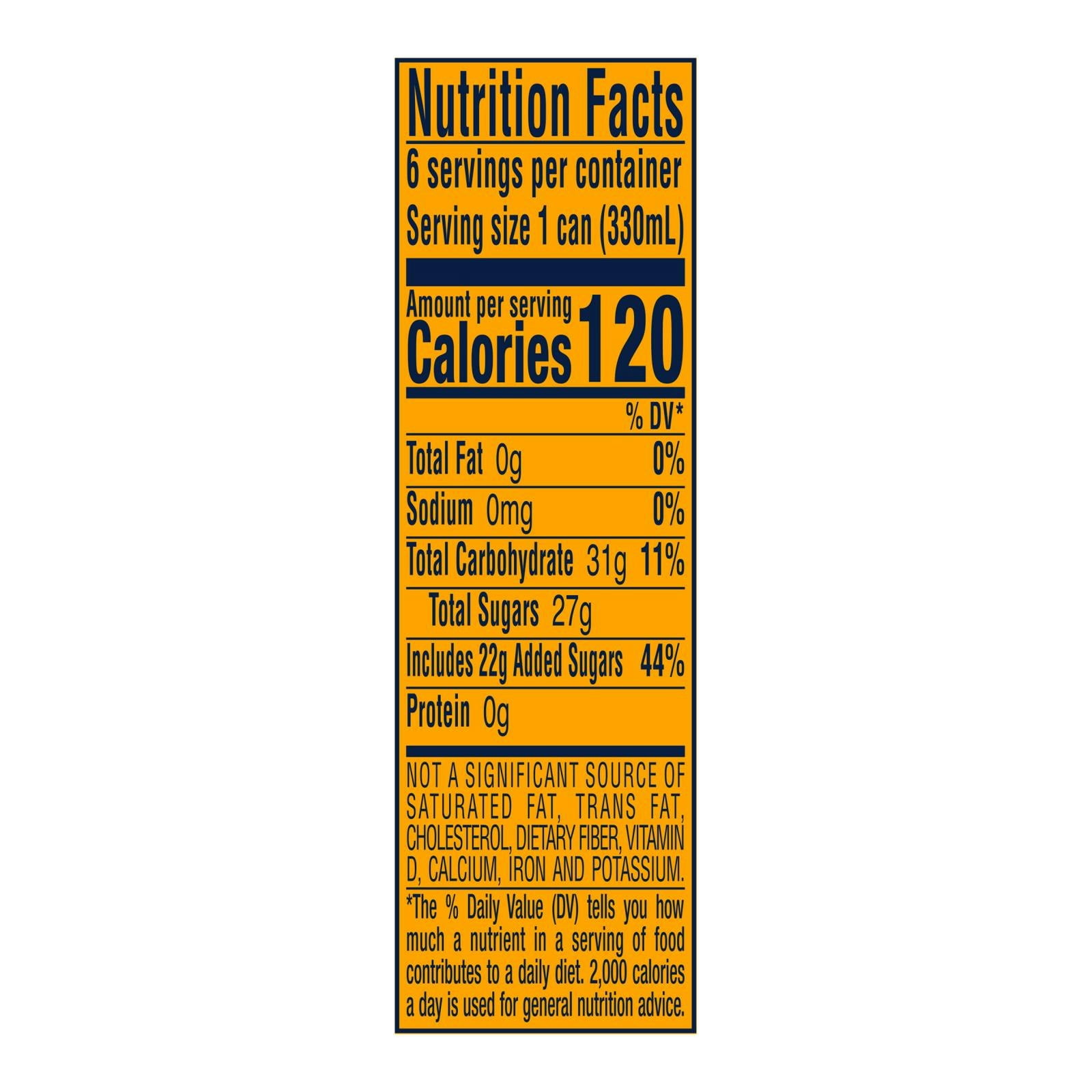 (Pack Of 4) San Pellegrino Sparkling Beverage Aranciata 6 Pack 66.9 Fl Oz