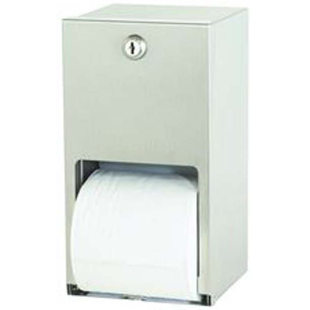 Bradley Hooded AutoReserve 2Roll Toilet Tissue Dispenser
